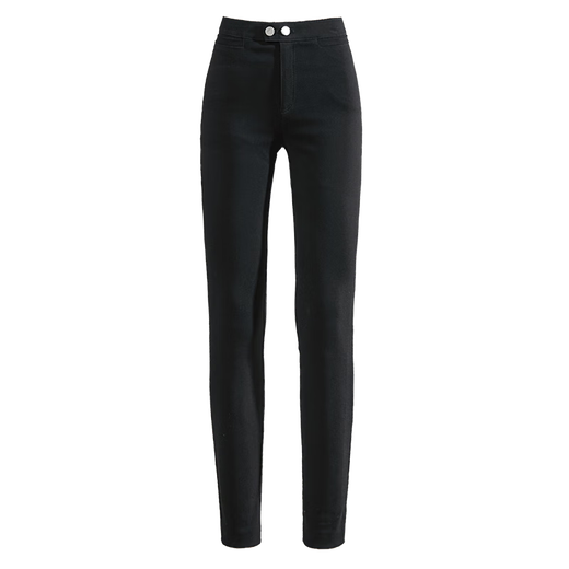 Yiyang (ESE-Y) outer leggings for women, new autumn and winter small black pants, slimming magic pants, winter - black (under 162cm) M