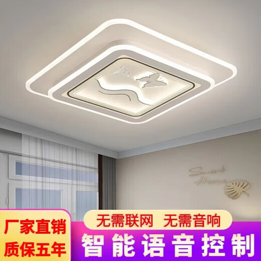 XMSJ中山佛山中山灯具照明旗舰中山佛山灯具佛中山照明灯饰旗舰客厅灯 1W 9902高端大气款方形55*55CM 三色变光壁控开关