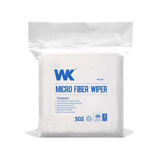 WK dust-free cloth electronics factory dust-free workshop precision instrument nozzle optical lens absorbs water and oil and does not shed lint wiping cloth 6 inches sub-superfine MAX version 100 pieces