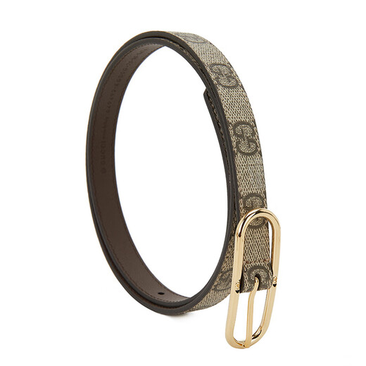 
GUCCI Women's Jackie 1961 Series GG Printed Belt Belt Beige/Ebony 649492 KGD0G 9742 95