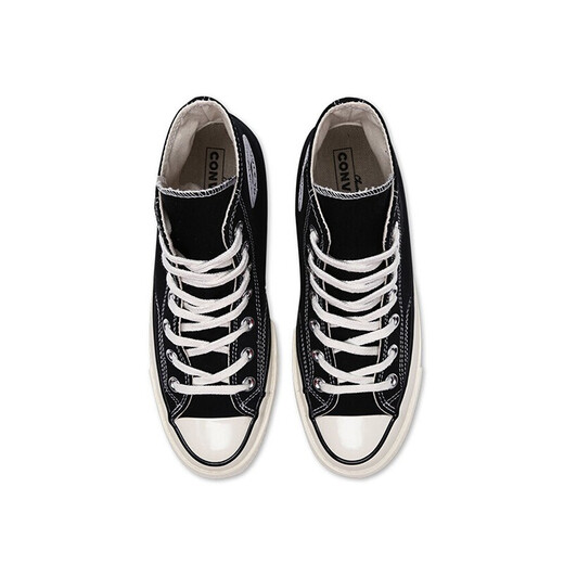 匡威（Converse）帆布鞋男鞋女鞋2025新款夏季1970S三星标经典高帮运动鞋休闲鞋 1970S黑色高帮162050C 36.5