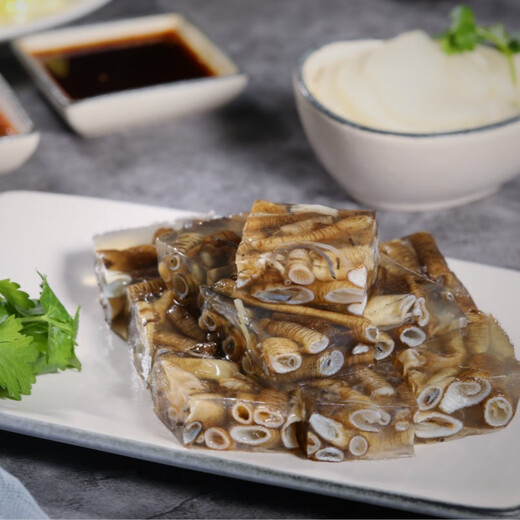 Sandu local bamboo shoot jelly whole bag 400g, Fujian southern specialty, Xiamen snacks, seafood, cooked seafood products, shape: round grains, 20 grains, 400g (good-looking)