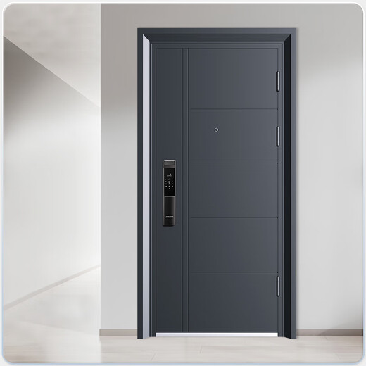 OUDILE (OUDILE) INNERUNGS- UND AUSSER zwei Farben Klasse A Anti-Diebstahl-Tür Eingangstür + Home-Eingangstür Smart Door + Anti-Diebstahl-Fingerabdruckschloss Mutter und Kindertür Mechanischer Schloss 2250*1050