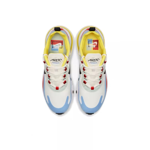 Nike (Nike) Летняя новая женская обувь Air Max270 React Air Cushion Shoes Комфортно повседневная амортизационная износостойкая спортивная обувь At6174-002 36