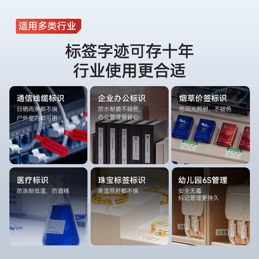 Jingchen M2/M3/B32/Z401 Papel de impresión de etiquetas, transferencia térmica autoadhesiva Documentos de oficina de activos fijos, papel de etiqueta, papel codificado, carpeta, pegatina de cable de comunicación de color, 24*12/2L-880 Hojas, blanco (para M2)