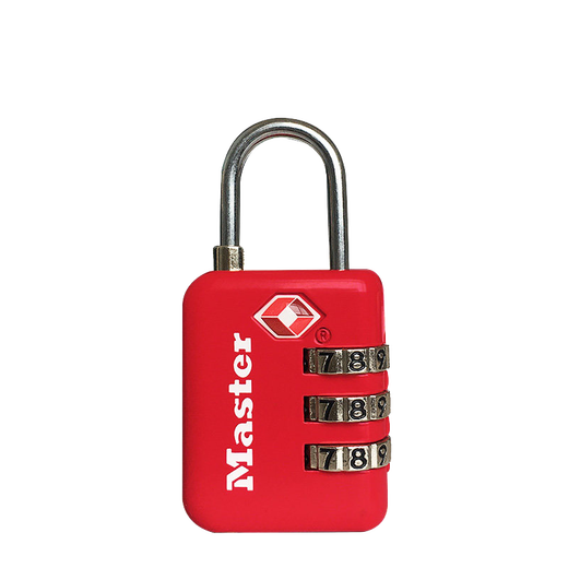 Masterlock Passwort Sperre TSA Sperre Geschäftsreise Geschäfts Reise Abland Gepäckverriegelungssperrung einstellbares Passwort robust und langlebig 4631 Schwarz