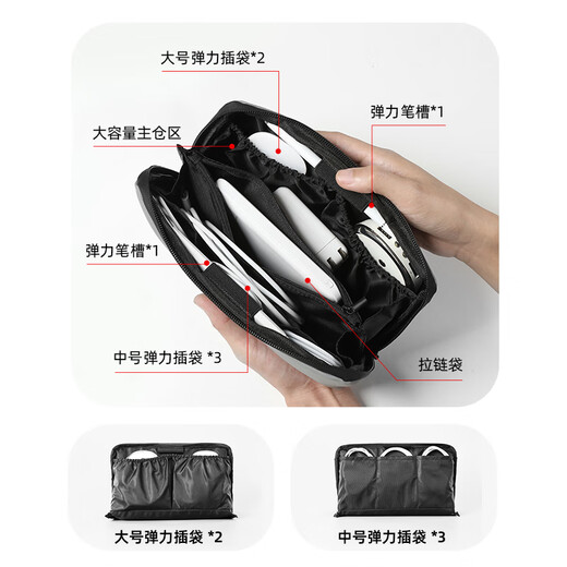 Right Away digital storage bag mouse charger computer power data cable travel portable electronic products mobile phone accessories bag