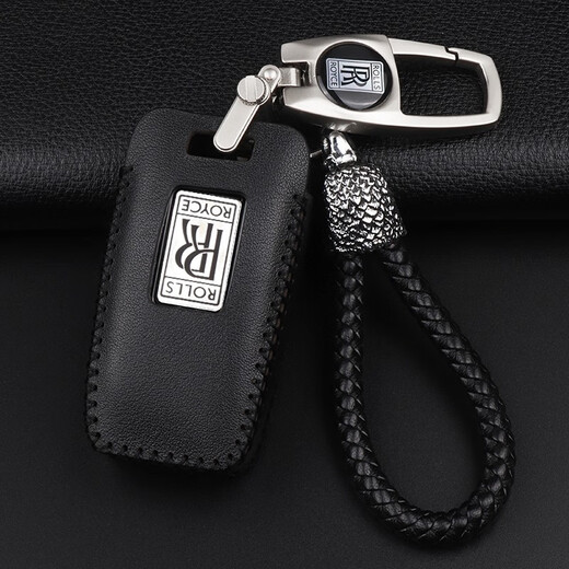 Rolls-Royce Key Pack Phantom/Yaoying/Gest/Phantom Car Pack Key Pack Nuevo modelo y mujer Modelo de cuero importado Rolls-Royce Negro + Negro