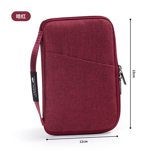 Okohong Passport Passport Bag Bag Color Air Bolet Certificado Organizando Bolsa de Bolsa de Hombres y Mujeres Gris