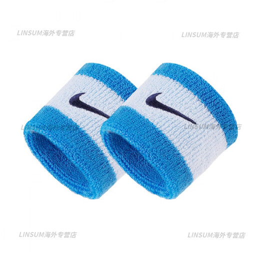 Nike (Nike) Gardiens de poignet de tennis pour hommes et femmes Swoosh Sports Gardes de poignet courts Running Basketball Fitness Spirant Sweat-Absorbing Guards Guards Pink_PAC277-677 Single Size_1 Emballage non original d'origine