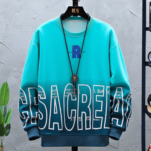 
Boledi spring and autumn round neck sweatshirt 12-15 years old junior high school students long-sleeved T-shirt 14 boys handsome trendy base shirt HX683 gray (single sweatshirt) spring and autumn style 170 (XL) Recommended weight 110-130 Jin [Jin equals 0.5 kg]
