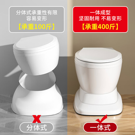 Squatting to sitting toilet, special toilet chair for pregnant women, elderly indoor simple toilet, removable anti-odor household toilet, noble imitation porcelain white room special