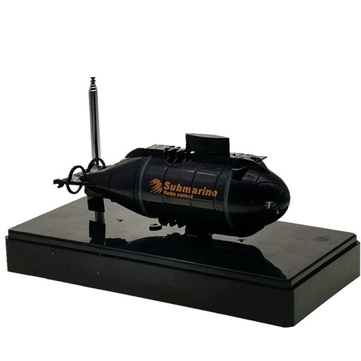 
STRONG MONKEY wireless mini submarine fish tank remote control boat nuclear submarine electric water children's toys boys and girls birthday gifts Remote control submarine black 6 channels official standard configuration