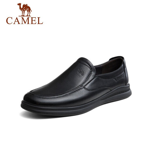 Kamel (Kamel) Business Casual Shoes Middle Middle Herren Kuh weicher Lederfußschuhe A132287560-1 Schwarz 42