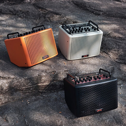 JOYO guitar speaker, electric blowpipe audio, folk rechargeable Bluetooth drum machine, live recording, outdoor singing, new BSK-40 beige