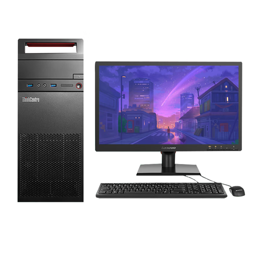 Lenovo Computer Desktop i3 i5 i7 Business Office Online-Kurs Arbeit PS Design Chicken Game Einzigartige Display Second-Hand Desktop Computer Complete Set Paket 10] i5/16g/740g Festplatte/Single Card [Bestseller Modell] Geben Sie einen hohen Definitionsmonitor mit niedrigem Preis Erhöhung