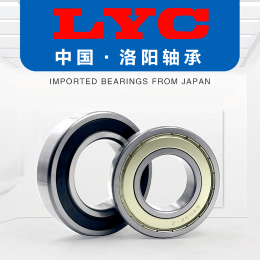 洛阳电机轴承6200 6201 6202 6203 6204 6205 6206 6206E-RZ—胶盖