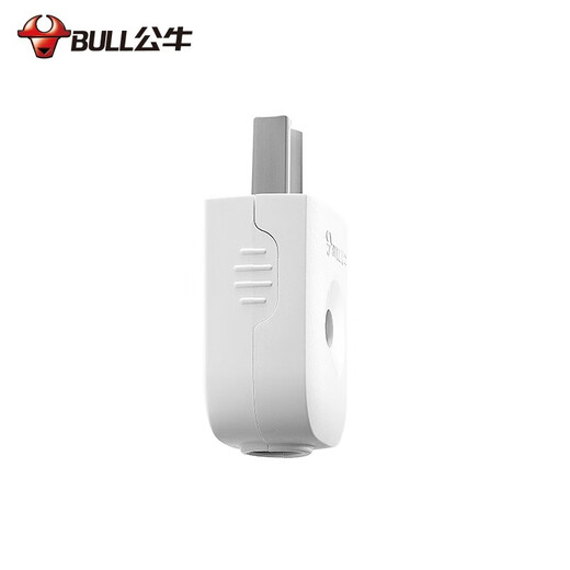 Bull (BULL) two-pin plug GNT-10L1S two-pin plug two-pin power plug 10A 220V two-pole two-flat head detachable safety plug