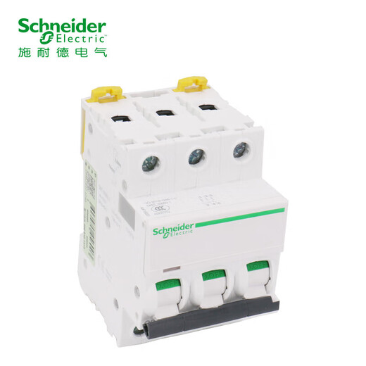 Schneider air switch A9 series IC65N small circuit breaker 3P three-phase electric three-pole D type 25A air open main switch A9F19325