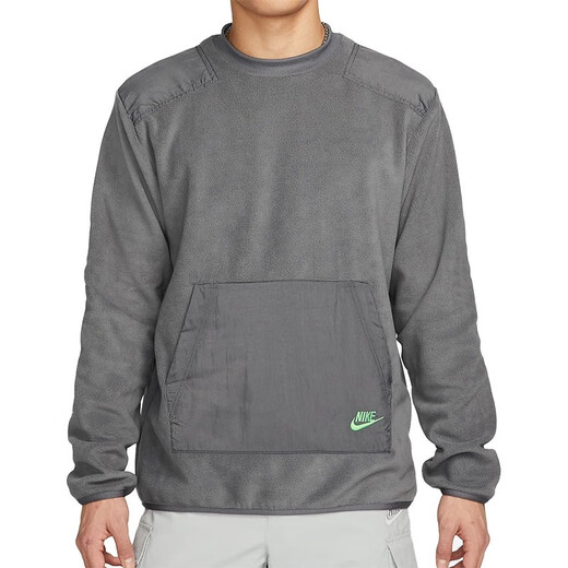 NIKE Men's New Fashionable Loose and Comfortable Sports and Casual Round Neck Pullover Sweatshirt CK6359-494 DD4855-068 2XL
