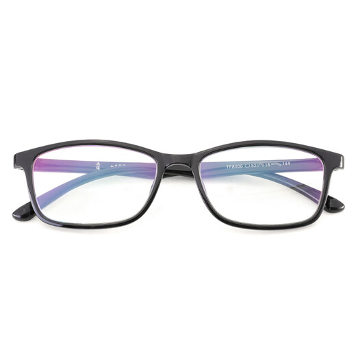 
Young style young style anti-blue light series imported men's high-definition ultra-light reading glasses Black TF8006 +400 degrees