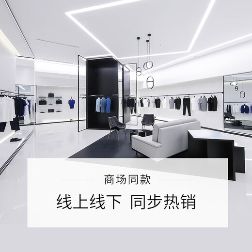 Brloote/巴鲁特男士长款毛呢大衣双排扣复古英伦格纹秋冬羊毛外套男 灰色 175/96A