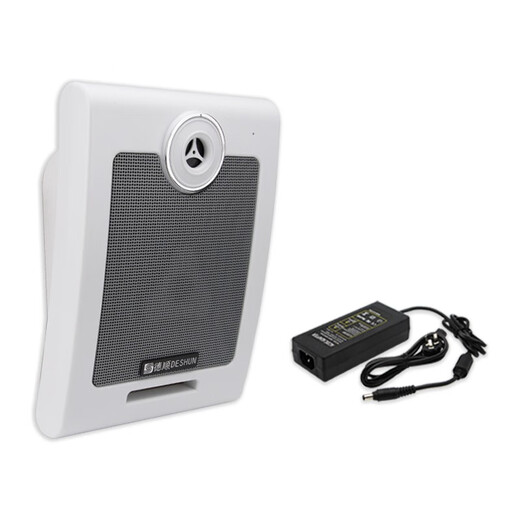 德顺（DESHUN） 610WDC有源壁挂式音箱内置功放30W教室音响监控喇叭音响 有源壁挂音箱+连接线+电源