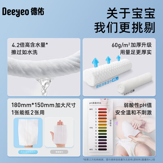 Deyou antiseptic wipes 10 pumps