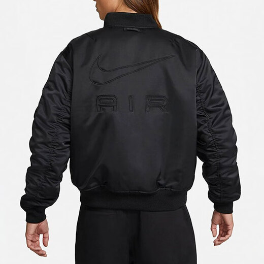 Chaqueta de algodón de algodón Nike Invierno Invierno Cálido de algodón casual de algodón Collar a prueba de viento Jacket de béisbol Fitness Sportswear DV9892-010 m