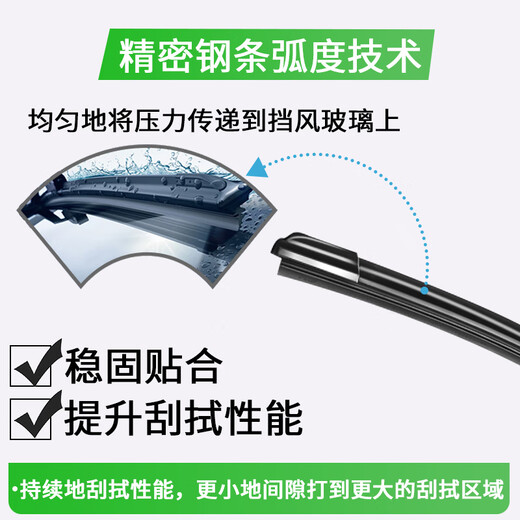 适用ARCFOX极狐考拉S雨刮器原厂24原装款无骨汽车专用胶条雨刷片 极狐考拉S 前雨刷1对
