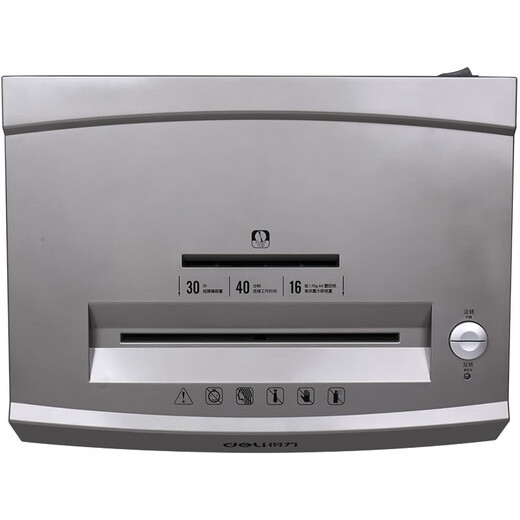 Deli 9907 Paper Shredder Office Shredder Fichier Shredder Continu Crushing 8 morceaux de papier râpé 4 niveaux Confidentiel