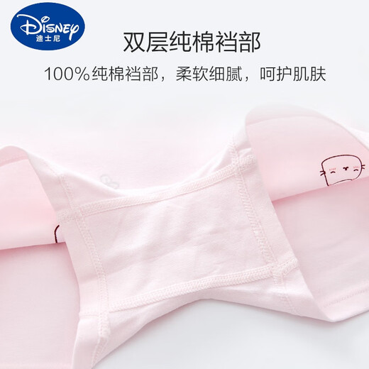 迪士尼（DISNEY）女童内裤全棉平角短裤1-16儿童女四角纯棉宝宝防走光安全女宝裤衩 精梳纯棉装NT683 4条 120cm 建议3-5岁25-35斤