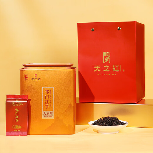 天之红祁门红茶组合装大满罐独立小包茶叶送长辈见家长伴手礼 四大祁红组合 4罐共672g