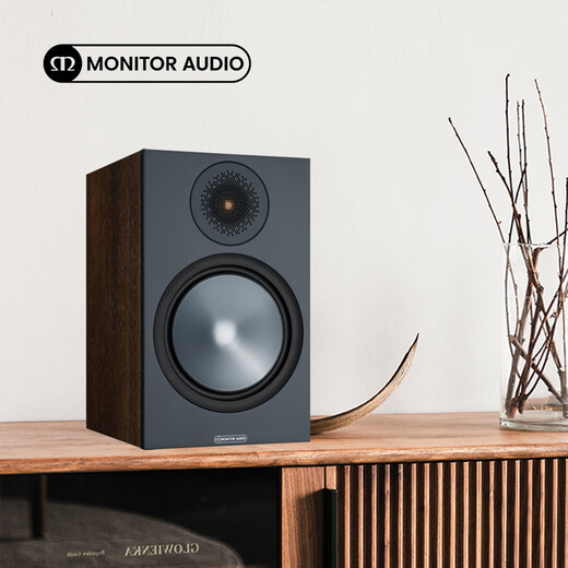 Monitor Audio [flagship set] Copper 100 bookshelf speakers Imported HIFI passive audio level audio Desktop audio 2.0 HIFI set Copper 100+Atesa combined amplifier