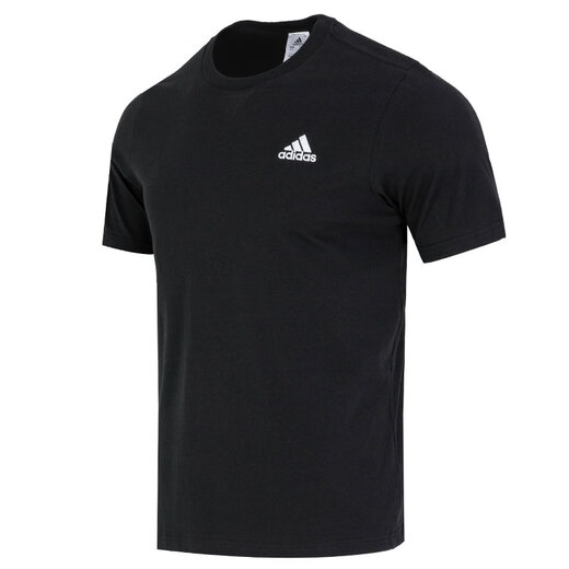 Adidas (adidas) traje deportivo para hombre 25 verano nuevo casual simple transpirable etiqueta pequeña camiseta de manga corta pantalones cerrados conjunto de dos piezas IC9282 + GK9226 M/175