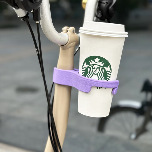 TKHE suitable for brompton small cloth folding bicycle accessories decorative milk tea coffee cup holder kettle cup holder rose pink