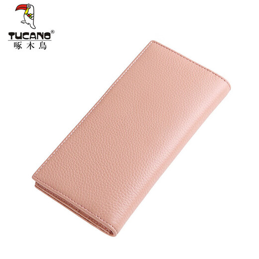
Woodpecker (TUCANO) wallet women's top layer cowhide ladies long wallet ticket clip multiple card wallet practical birthday gift