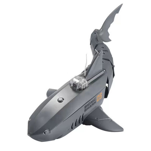 Tiburón de control remoto submarino con cámara para influir en el modelo Megalodon Model Electric Children's Toys for Men. Control remoto de la aplicación mecánica azul + cámara. Estándar equipado con un conjunto de baterías