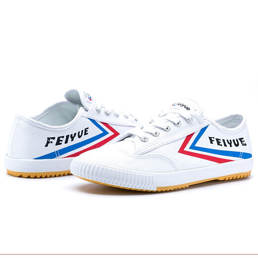 Dafu Feiyue Canvas Shoes Classic verbesserte Version Feiyue Männer und Frauen Sport-Laufschuhe literarische und modische atmungsaktive Feiyue-Weiße Schuhe DF/1-331 Stoffkopf 42 Standardcode