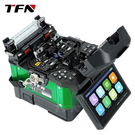 TFN Faser-Spleißmaschine Fate M3 Touchscreen Hot Schmelzmaschinenfaser Schmelzmaschine Vollautomatisch 50 km Hauptlinie Drei-in-Eins-Fixture-Trunk-Maschine M3 Faser Spleißmaschine Fremde (optionale englische, französische, japanische, russische, koreanische und thailändische Sprachen)