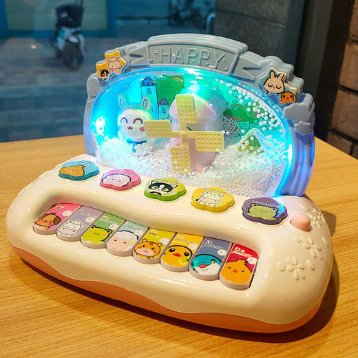 Crown Nest Children's toys Girls' birthday gift 3-6-8 years old electronic piano can play piano early education educational toys boys