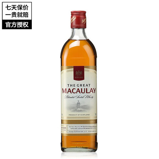麦高瑞（Macaulay）名企严选 麦高瑞 Macaulay 威士忌 英国原瓶进口洋酒烈酒基酒  麦高瑞威士忌700ml
