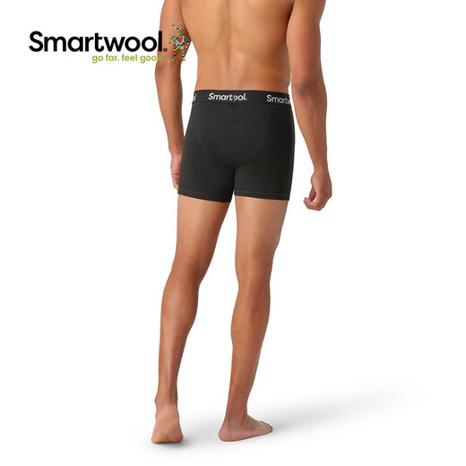 SMARTWOOLSmartwool Men's Sports Pants Casual Merino Boxers Moisture-wicking and Anti-odor 6996 Black 001 M