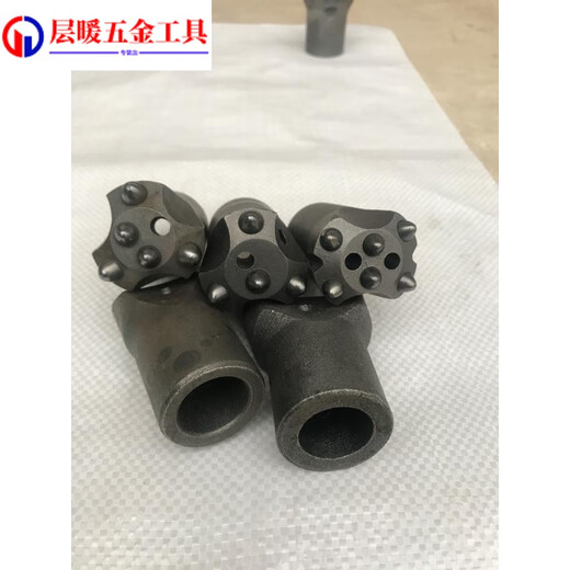 Planka 40 ball tooth drill bit cold pressure piling piling column tooth triangle plum blossom mine tunnel rock drill bit 32# 4 teeth (5 pieces)