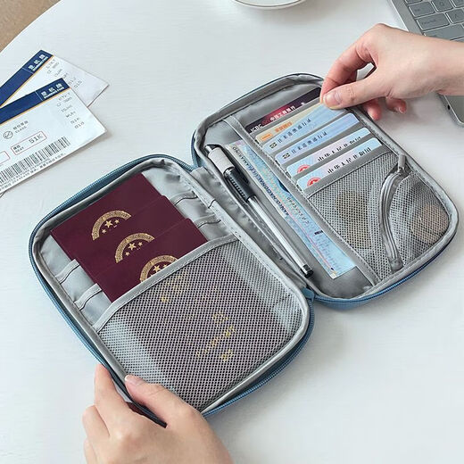 Sac de rangement de billets de passeport Runhuanian pour voyages portables Travel Portable Pass Protection Case de ménage Livre d'enregistrement de la maison