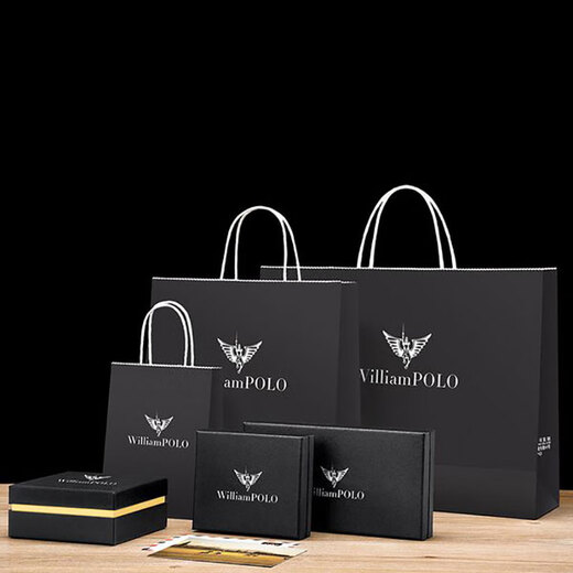 WILLIAMPOLO card bag for men's large capacity genuine leather wallet for men's long top layer cowhide leather multiple card slots for Chinese Valentine's Day gift for boyfriend B-two rows of card slots + multi-functional slots