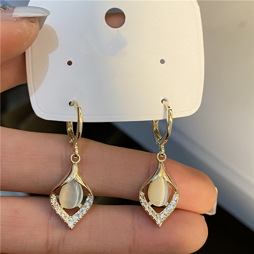 Idel Japanese and Korean new style Angel Tears high-end ear hook design, light luxury temperament, drop-shaped earrings, earrings for women, Angel Tears Earrings E2007
