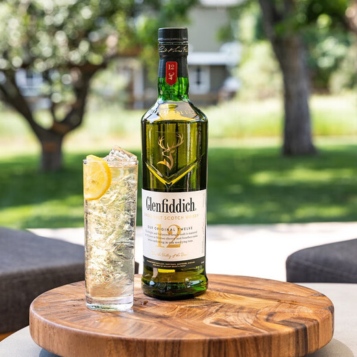 Glenfiddich (GLENFIDDICH) Scotch single malt whiskey 12 years old wine Speyside production area in the UK original bottle imported Glenfiddich 12 years 700ml