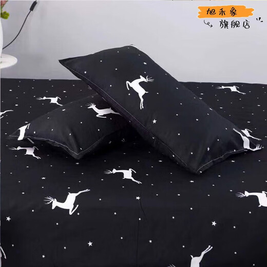 Xuhexiang Pillowcases Pair of 2 Adult Large Standard Pillowcases Single 48x74cm Pillowcase Single Pillowcase Thickened Mocha_(Fashion) (Single) Pillowcase 48*74cm_No Pilling