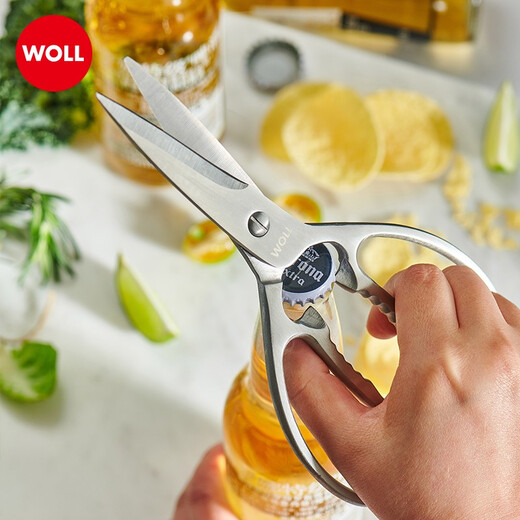 弗欧（WOLL）厨房用品家用剪刀不锈钢多功能剪刀厨师多用强力剪刀  7702